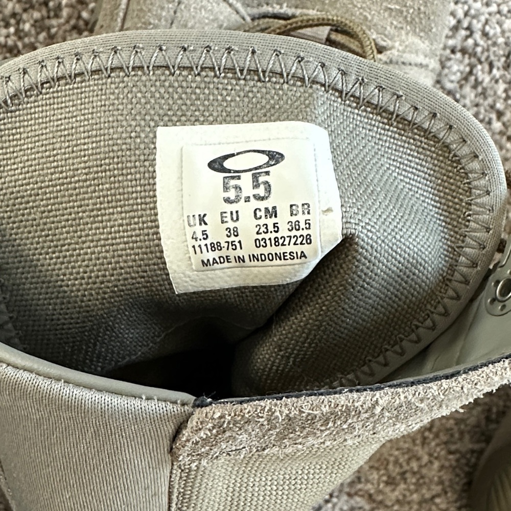 Oakley Men's Boots In Olive Green View 5